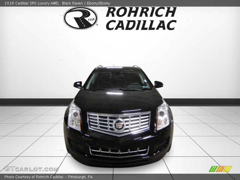 Black Raven / Ebony/Ebony 2016 Cadillac SRX Luxury AWD