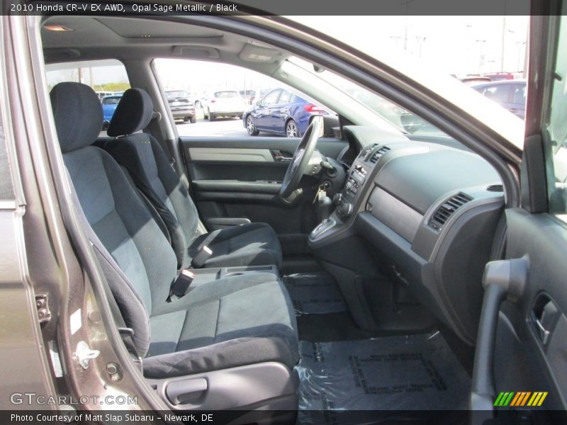 Opal Sage Metallic / Black 2010 Honda CR-V EX AWD