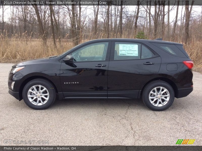 Mosaic Black Metallic / Medium Ash Gray 2019 Chevrolet Equinox LS
