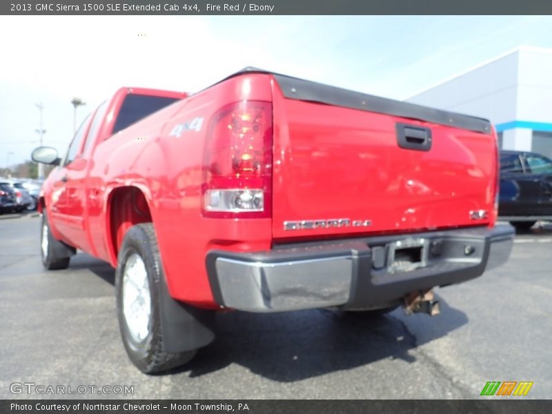 Fire Red / Ebony 2013 GMC Sierra 1500 SLE Extended Cab 4x4