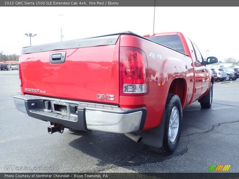 Fire Red / Ebony 2013 GMC Sierra 1500 SLE Extended Cab 4x4