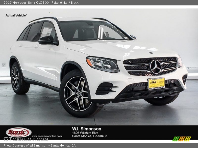 Polar White / Black 2019 Mercedes-Benz GLC 300