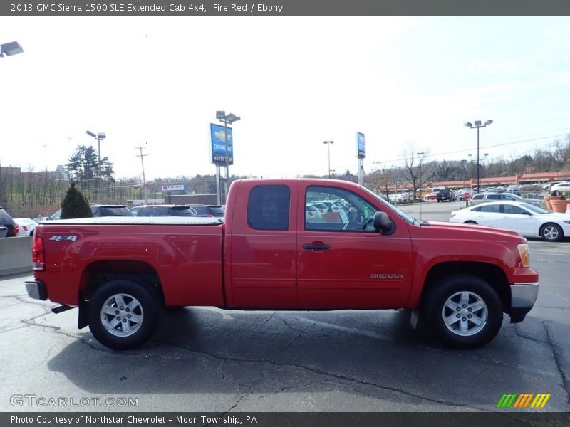 Fire Red / Ebony 2013 GMC Sierra 1500 SLE Extended Cab 4x4