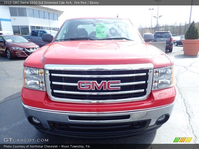Fire Red / Ebony 2013 GMC Sierra 1500 SLE Extended Cab 4x4