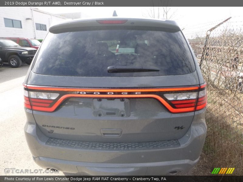 Destroyer Gray / Black 2019 Dodge Durango R/T AWD