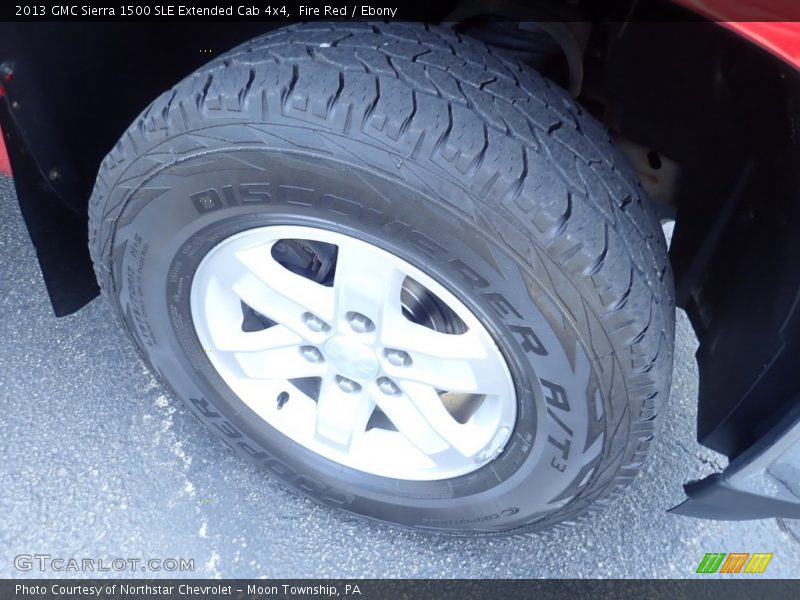 Fire Red / Ebony 2013 GMC Sierra 1500 SLE Extended Cab 4x4