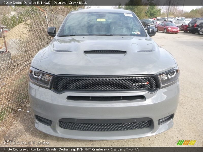 Destroyer Gray / Black 2019 Dodge Durango R/T AWD