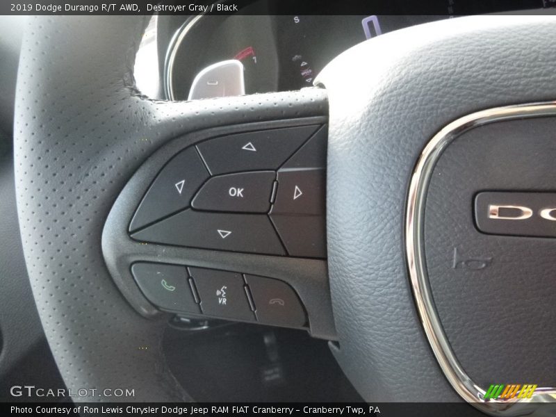 Destroyer Gray / Black 2019 Dodge Durango R/T AWD