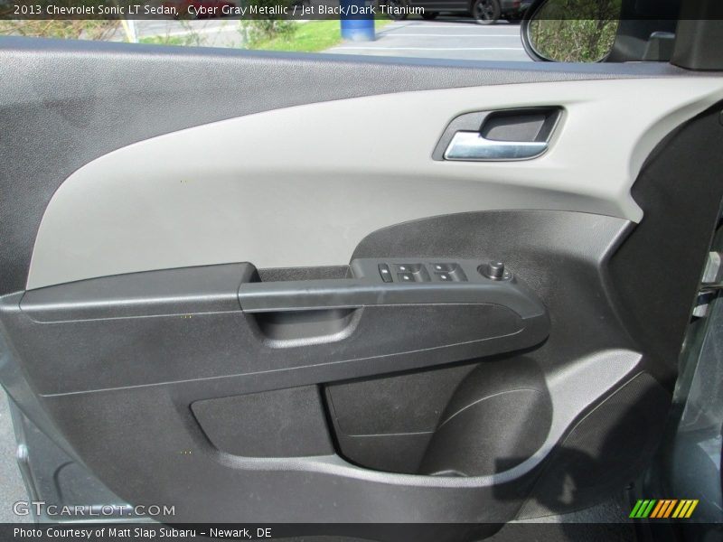 Cyber Gray Metallic / Jet Black/Dark Titanium 2013 Chevrolet Sonic LT Sedan