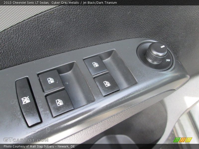 Cyber Gray Metallic / Jet Black/Dark Titanium 2013 Chevrolet Sonic LT Sedan
