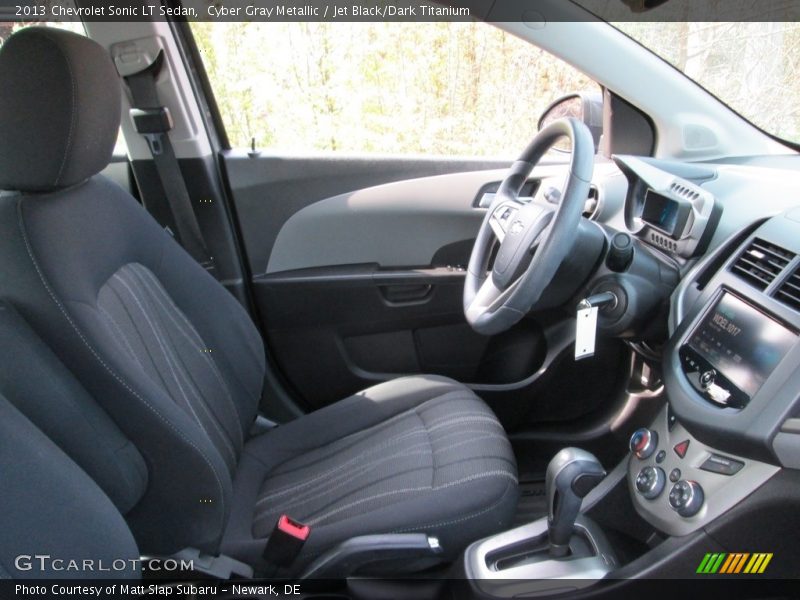 Cyber Gray Metallic / Jet Black/Dark Titanium 2013 Chevrolet Sonic LT Sedan