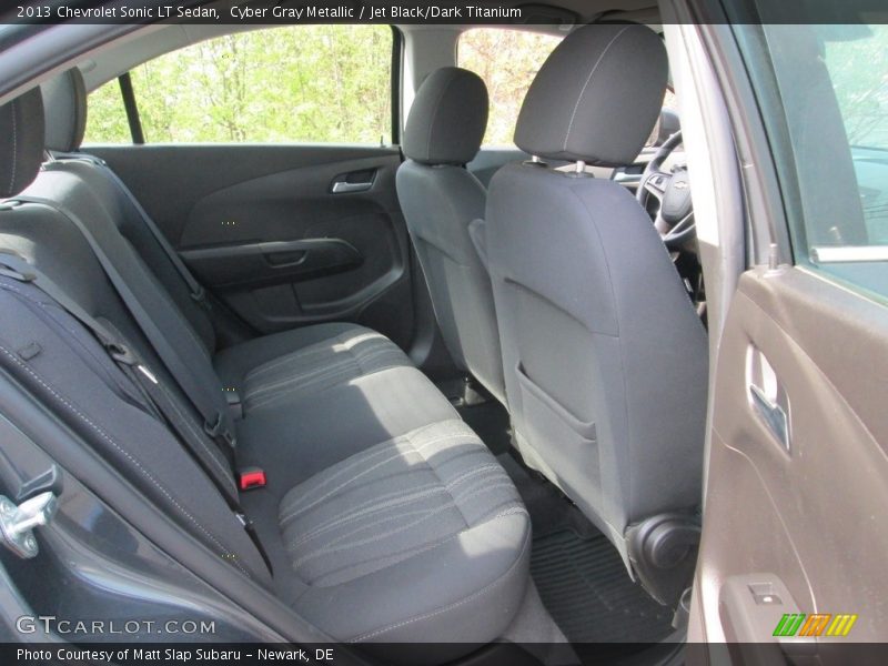 Cyber Gray Metallic / Jet Black/Dark Titanium 2013 Chevrolet Sonic LT Sedan