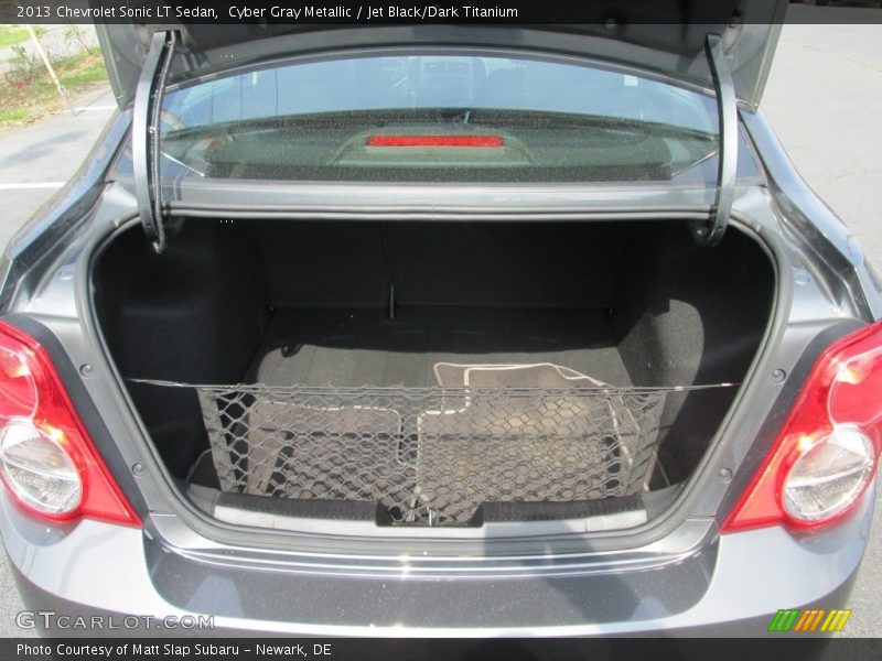 Cyber Gray Metallic / Jet Black/Dark Titanium 2013 Chevrolet Sonic LT Sedan