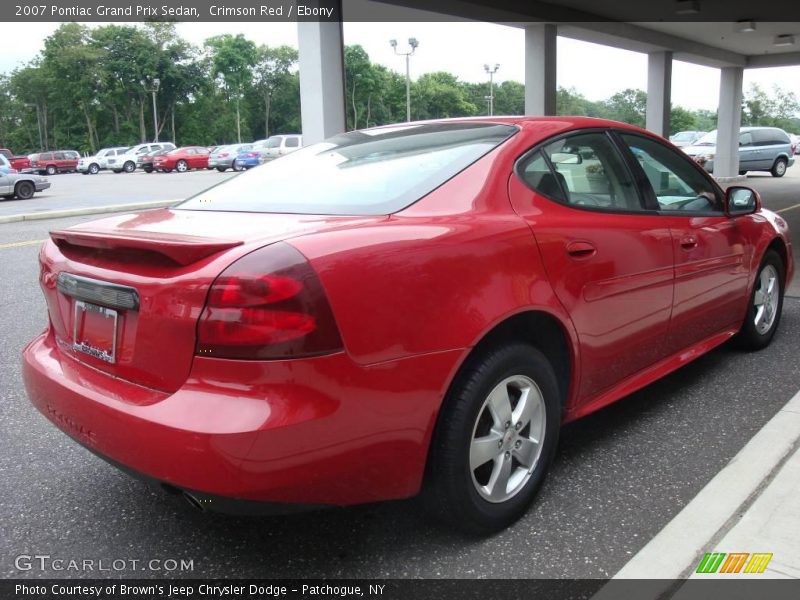 Crimson Red / Ebony 2007 Pontiac Grand Prix Sedan