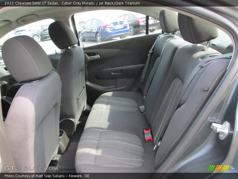 Cyber Gray Metallic / Jet Black/Dark Titanium 2013 Chevrolet Sonic LT Sedan