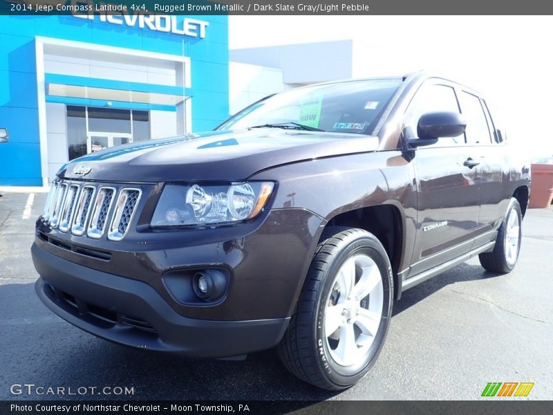 Rugged Brown Metallic / Dark Slate Gray/Light Pebble 2014 Jeep Compass Latitude 4x4