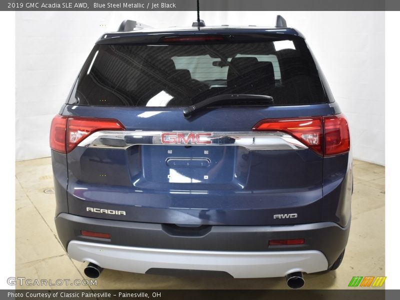 Blue Steel Metallic / Jet Black 2019 GMC Acadia SLE AWD