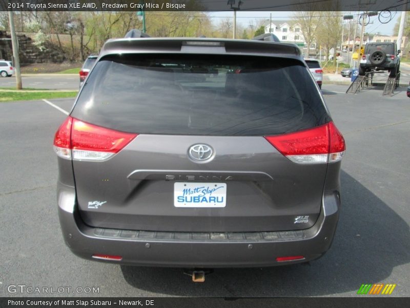 Predawn Gray Mica / Bisque 2014 Toyota Sienna XLE AWD