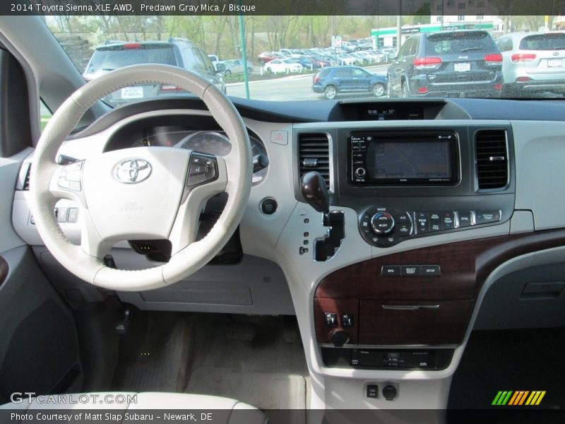 Predawn Gray Mica / Bisque 2014 Toyota Sienna XLE AWD