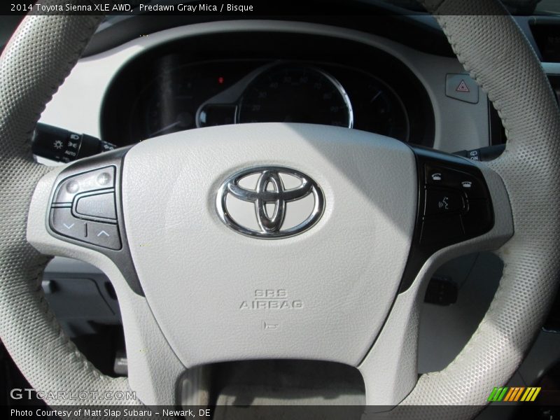 Predawn Gray Mica / Bisque 2014 Toyota Sienna XLE AWD