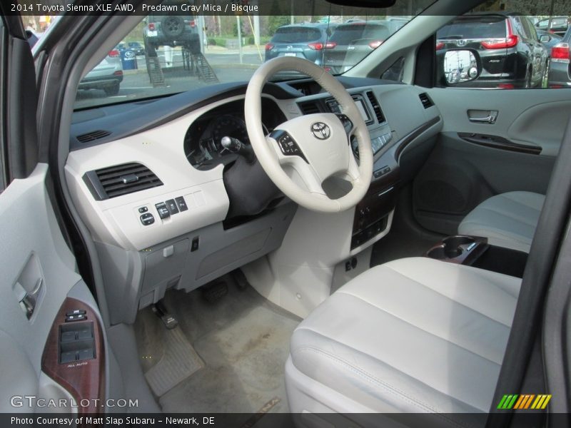 Predawn Gray Mica / Bisque 2014 Toyota Sienna XLE AWD