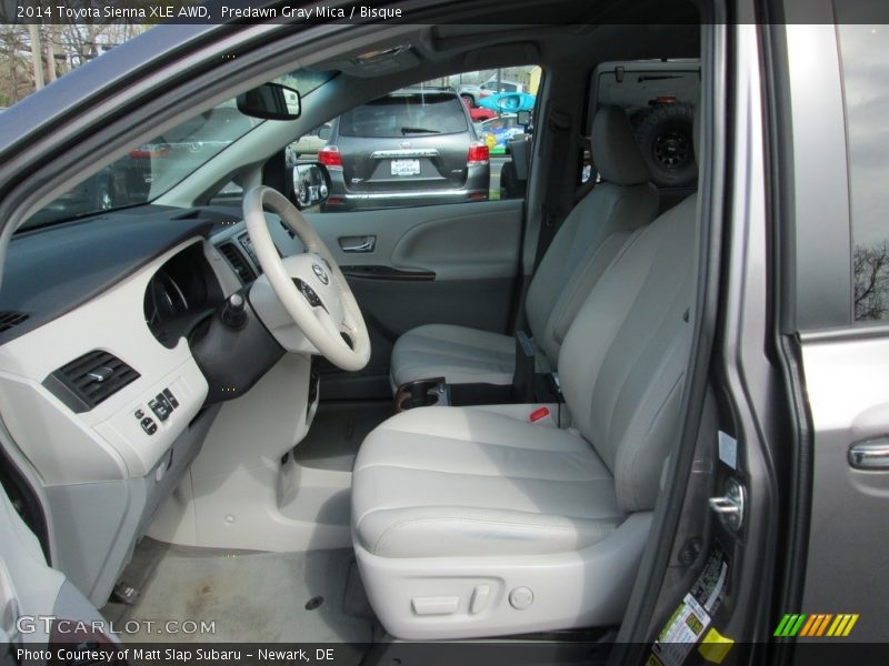 Predawn Gray Mica / Bisque 2014 Toyota Sienna XLE AWD
