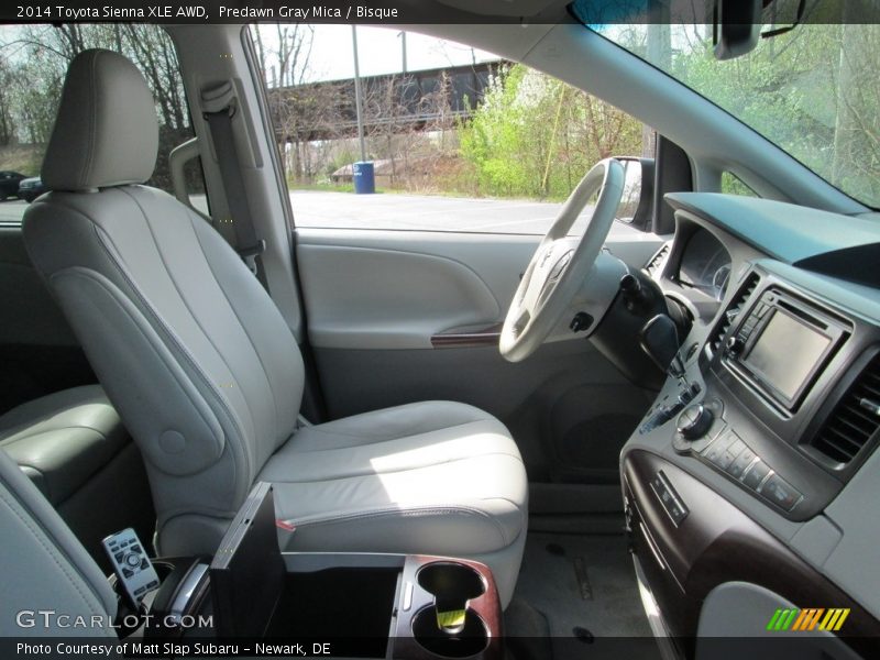 Predawn Gray Mica / Bisque 2014 Toyota Sienna XLE AWD