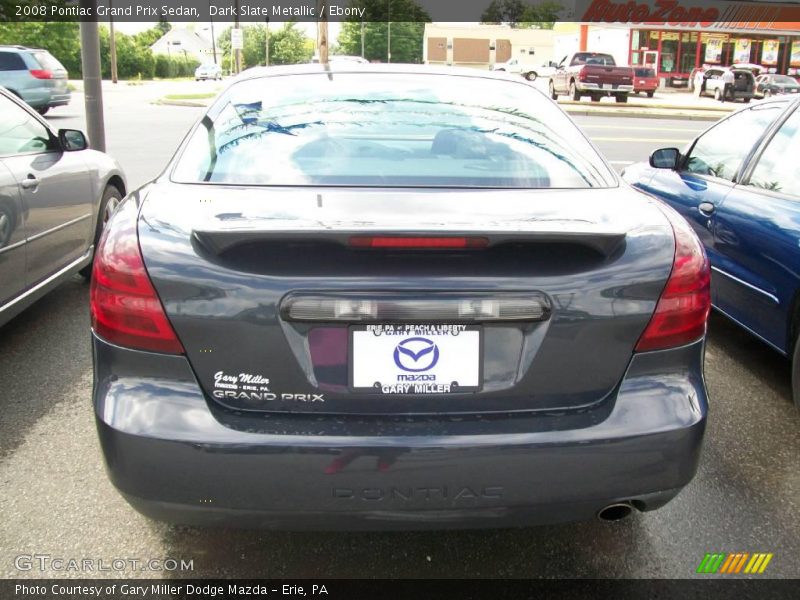 Dark Slate Metallic / Ebony 2008 Pontiac Grand Prix Sedan