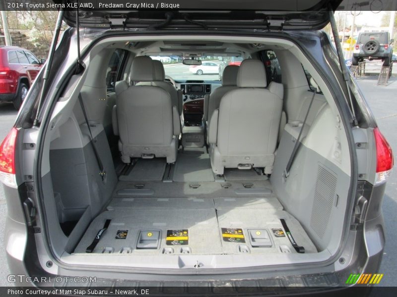 Predawn Gray Mica / Bisque 2014 Toyota Sienna XLE AWD