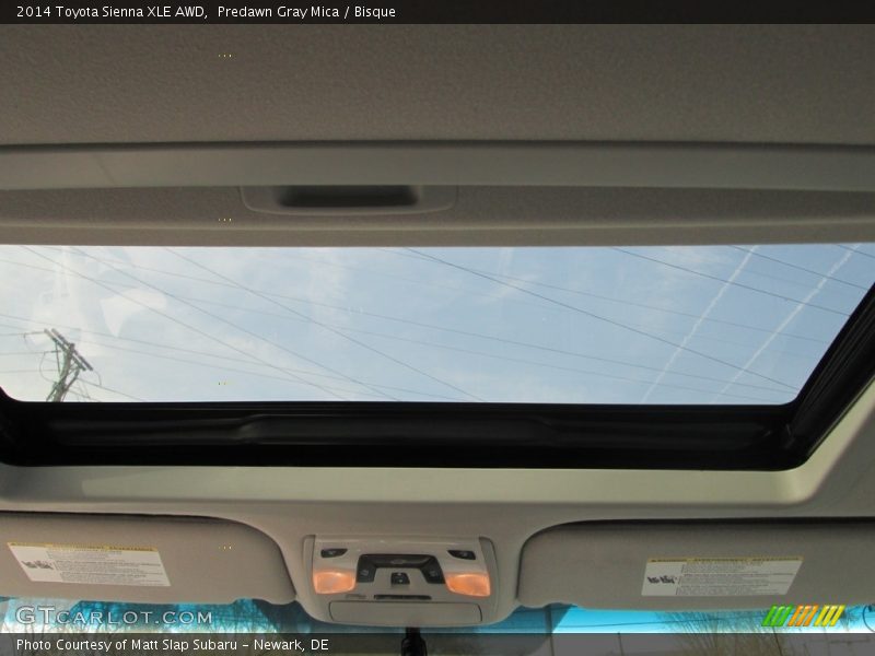 Predawn Gray Mica / Bisque 2014 Toyota Sienna XLE AWD