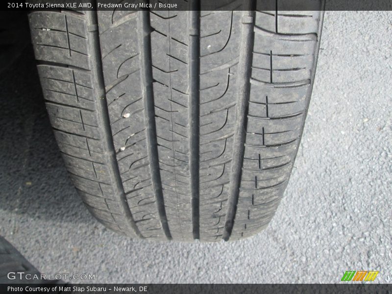 Predawn Gray Mica / Bisque 2014 Toyota Sienna XLE AWD