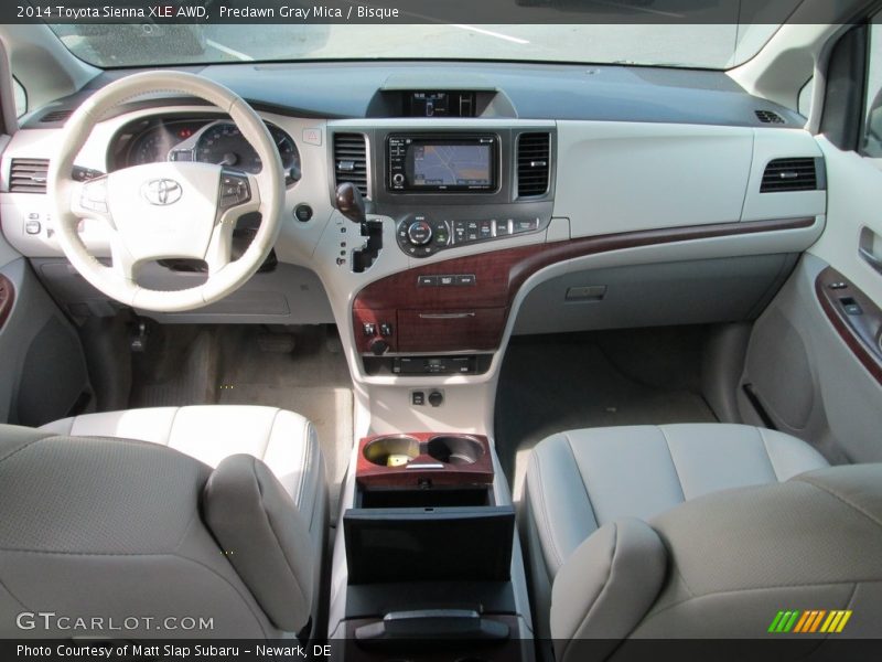 Predawn Gray Mica / Bisque 2014 Toyota Sienna XLE AWD
