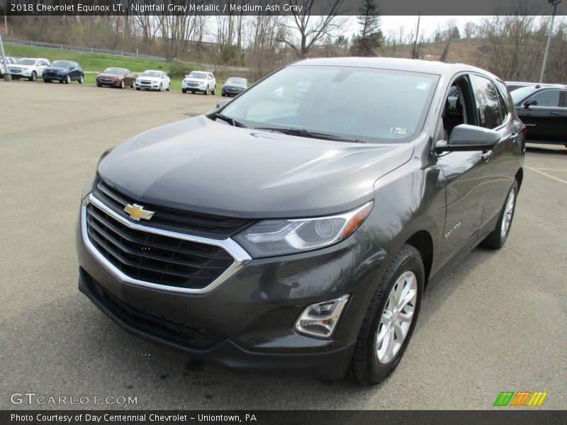 Nightfall Gray Metallic / Medium Ash Gray 2018 Chevrolet Equinox LT