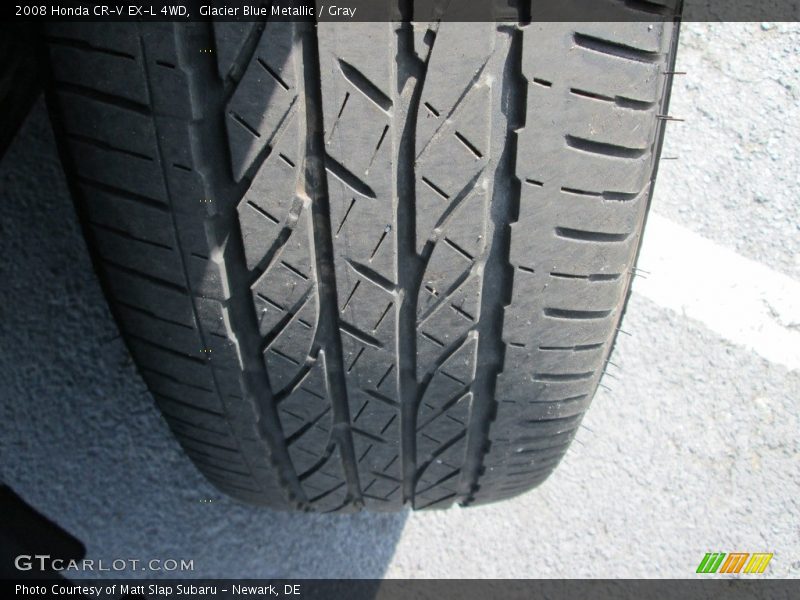 Glacier Blue Metallic / Gray 2008 Honda CR-V EX-L 4WD