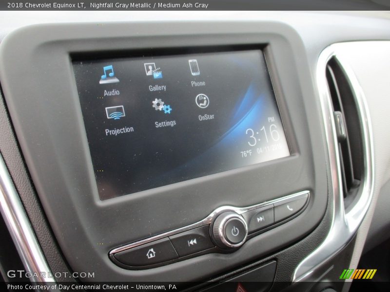 Nightfall Gray Metallic / Medium Ash Gray 2018 Chevrolet Equinox LT