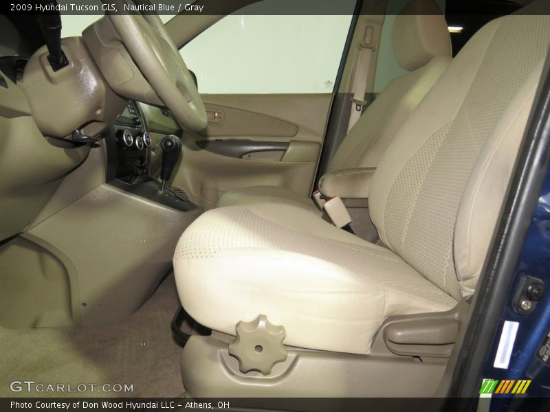 Nautical Blue / Gray 2009 Hyundai Tucson GLS