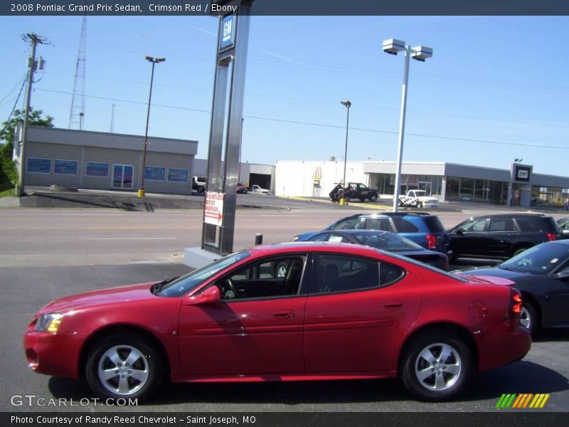 Crimson Red / Ebony 2008 Pontiac Grand Prix Sedan