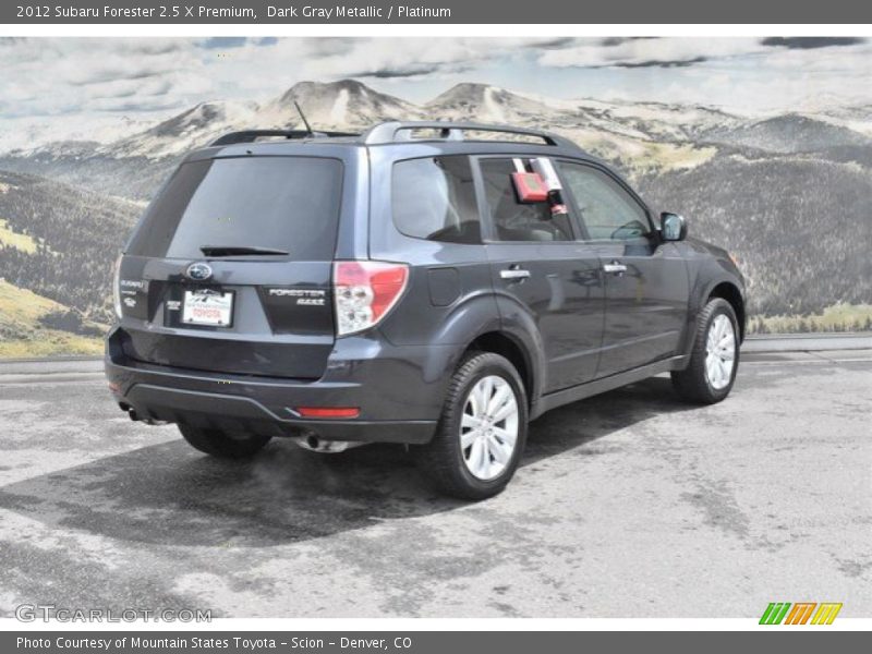 Dark Gray Metallic / Platinum 2012 Subaru Forester 2.5 X Premium