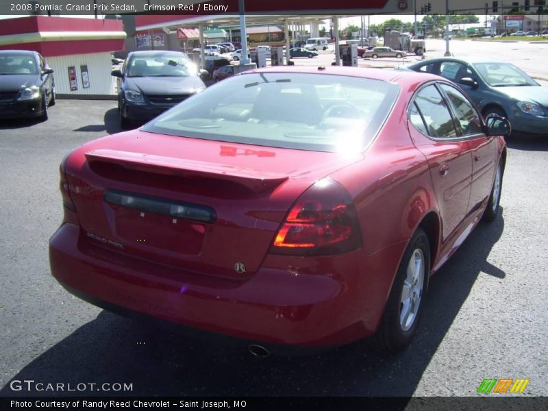 Crimson Red / Ebony 2008 Pontiac Grand Prix Sedan