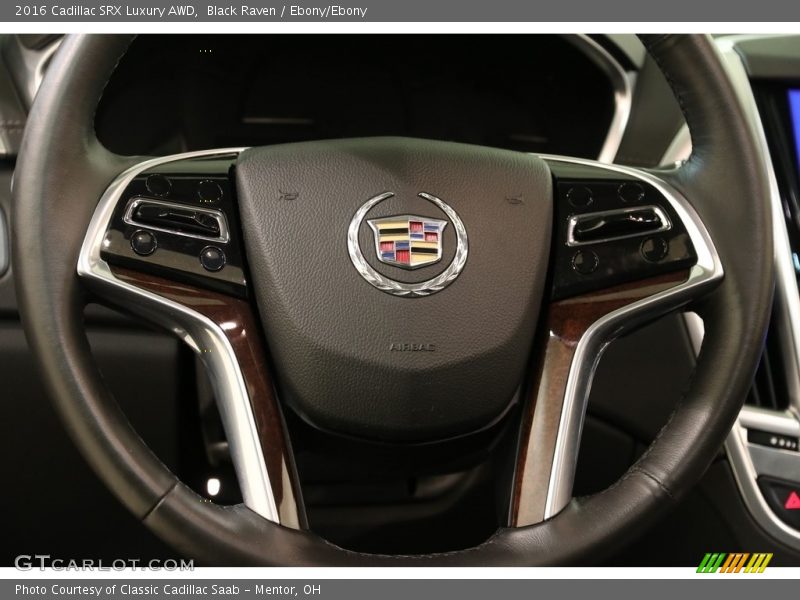 Black Raven / Ebony/Ebony 2016 Cadillac SRX Luxury AWD