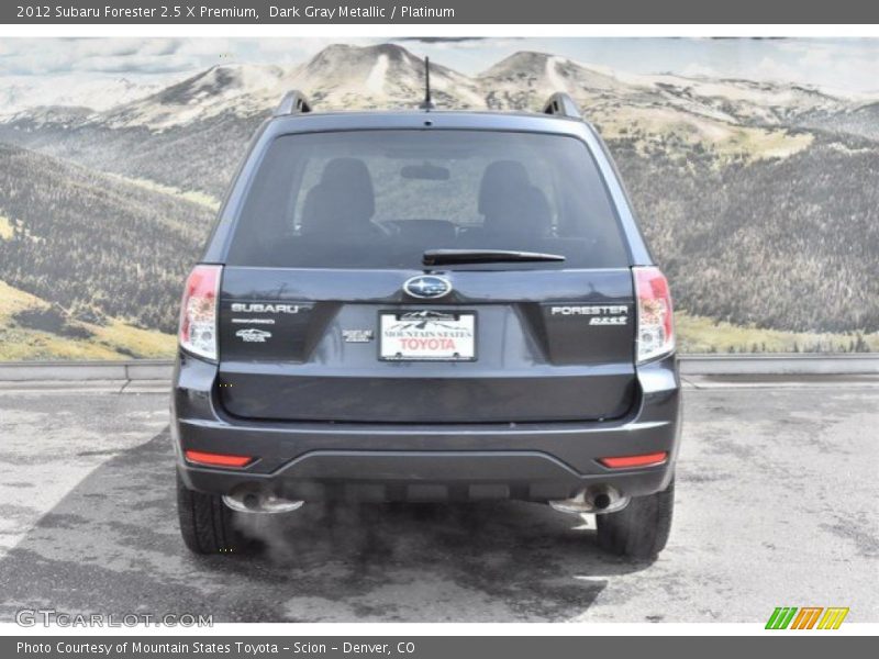 Dark Gray Metallic / Platinum 2012 Subaru Forester 2.5 X Premium