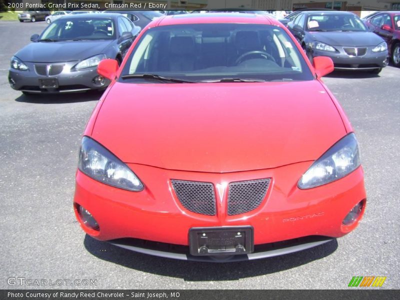 Crimson Red / Ebony 2008 Pontiac Grand Prix Sedan