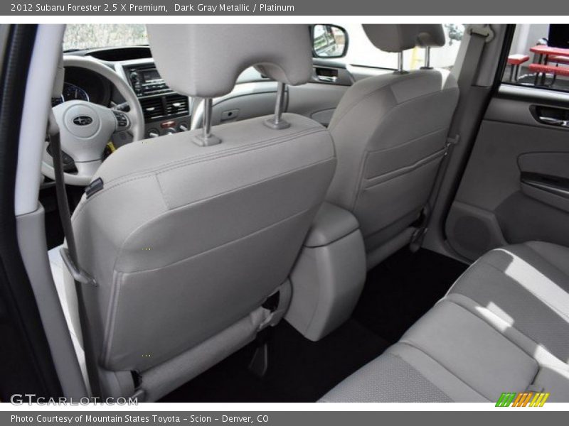 Dark Gray Metallic / Platinum 2012 Subaru Forester 2.5 X Premium
