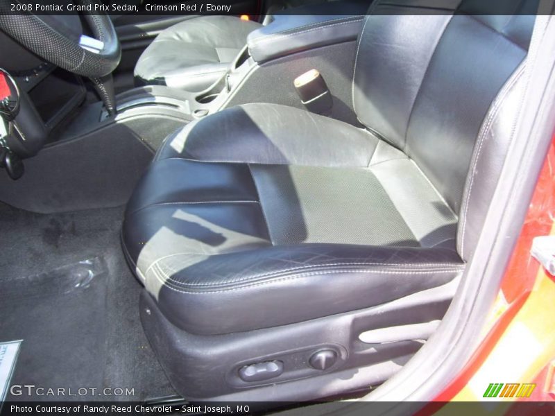 Crimson Red / Ebony 2008 Pontiac Grand Prix Sedan