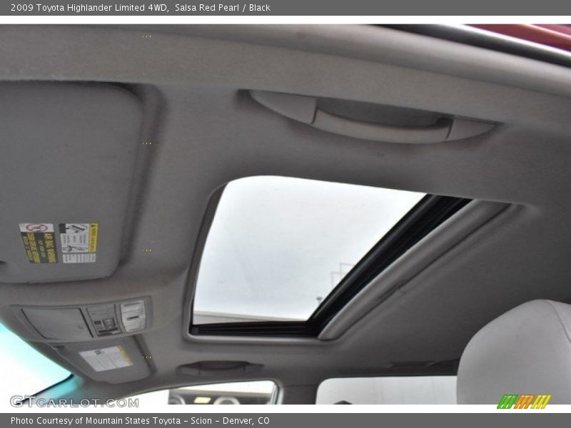 Salsa Red Pearl / Black 2009 Toyota Highlander Limited 4WD