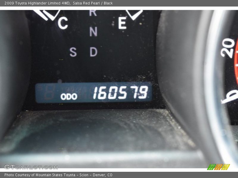 Salsa Red Pearl / Black 2009 Toyota Highlander Limited 4WD
