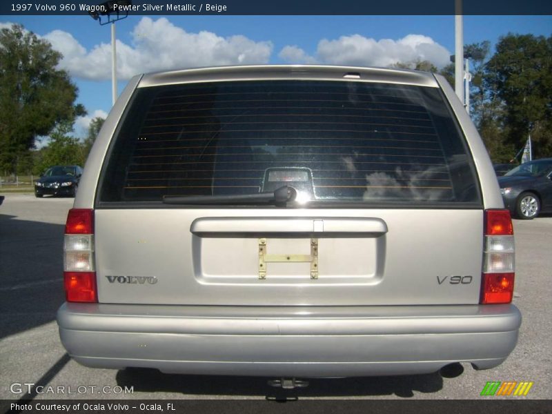 Pewter Silver Metallic / Beige 1997 Volvo 960 Wagon