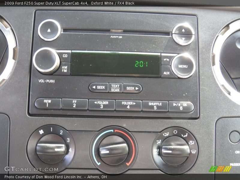 Oxford White / FX4 Black 2009 Ford F250 Super Duty XLT SuperCab 4x4