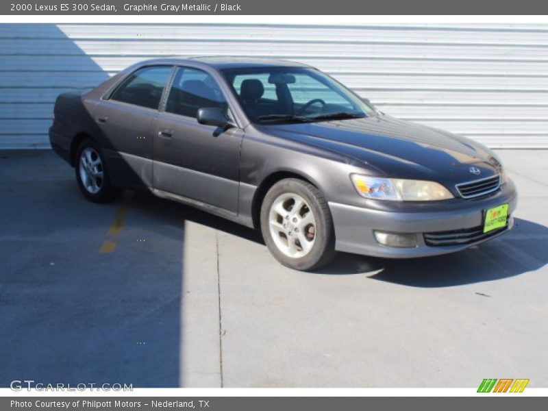 Graphite Gray Metallic / Black 2000 Lexus ES 300 Sedan