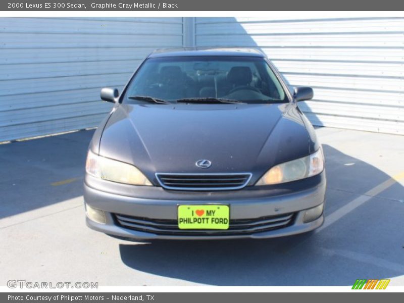 Graphite Gray Metallic / Black 2000 Lexus ES 300 Sedan